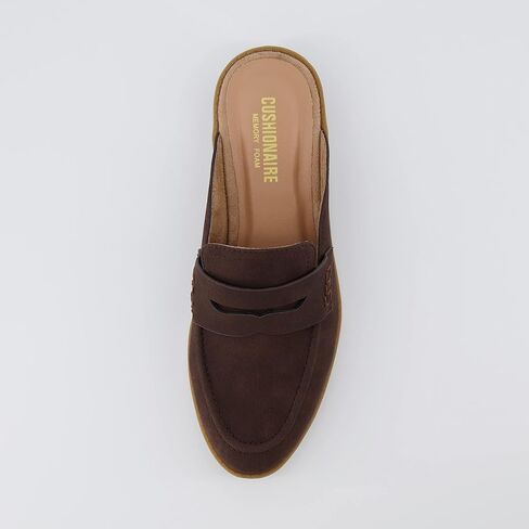 CUSHIONAIRE Women's Prescott Slip On Mule +Memory Foam, Wide Widths Available in Kuwait