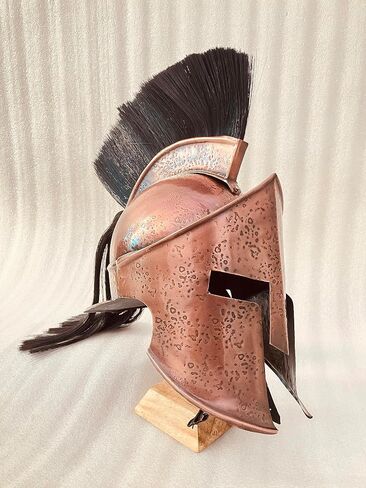 ALADEAN Spartan King Leonidas Helmet - 300 Movie Medieval Armour Helmet | Metal Prop of Roman Warrior Halloween Greek Party Costume in Saudi Arabia