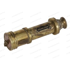 Antique Style - Marine Sailor-Dollond London Spyglass, 16 inch Brass Telescope with High Resolution, Beautiful Lid and Finish by Commando Antique
