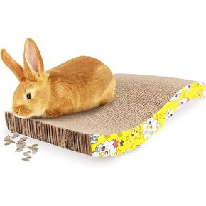 SunGrow Rabbit, Ferret & Cat Scratcher Board, Prevent Electric Shock from Wire Chew, Stop Carpet, Wood & Shoe Chewing, No Scratch Furniture, Alternative to Spray, Safe to Chew in Kuwait