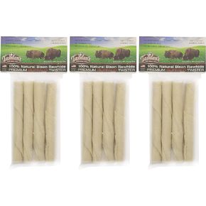 (3 Pack) Tasman's Bison Twisters, Medium, 4 Twists each in Saudi Arabia