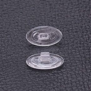 5 أزواج من وسادات الأنف للنظارات، قطعة أنف بديلة من السيليكون الناعم مقاس 14 مم، منزلق بيضاوي في واقيات الأنف المضادة للانزلاق للنظارات الشمسية in Kuwait