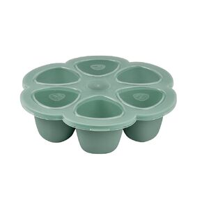 BEABA Multiportions Silicone Baby Food Storage Container, Baby Food Containers, Food Storage Container, Snack Containers, Baby Essentials, 3 oz, Cloud