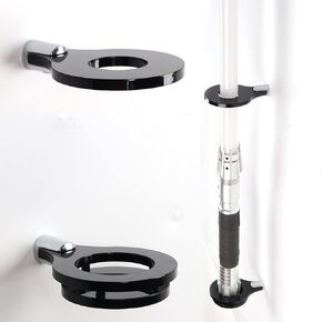 KAFENDA Lightsaber wall mount lightsaber vertical display stand acrylic single holder light saber mount wall compatible for lightsaber, pack of 1 (Black) in Saudi Arabia