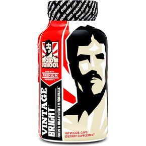 مكمل منشط طبيعي منشط للذهن - تركيبة لتعزيز التركيز والطاقة والذاكرة - الجينسنغ، إل-ثيانين و4 مكونات إضافية لصحة الدماغ وتركيزه - صديق للكيتو - 60 كبسولة نباتية in Kuwait