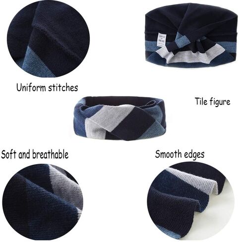 قبعات مون كيتي للأطفال الصغار قبعات شتوية للأولاد الصغار من الصوف للتزلج مع غطاء أذن دافئ in Kuwait