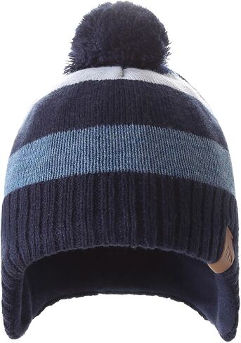 قبعات مون كيتي للأطفال الصغار قبعات شتوية للأولاد الصغار من الصوف للتزلج مع غطاء أذن دافئ in Kuwait