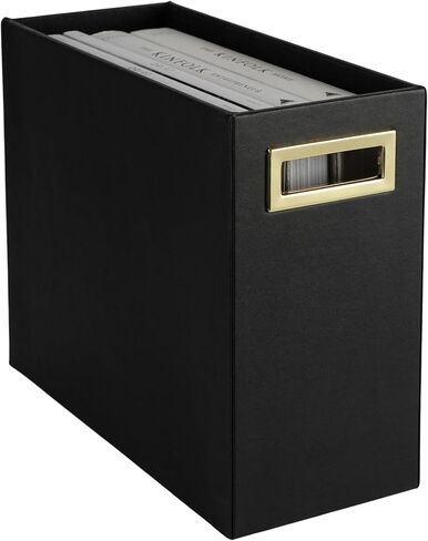 BLU MONACO Magazine Rack Floor: Leather Covered Wood Magazine Rack - Black Magazine Rack and Newspaper Holder - Stylish Magazine Holder Bathroom - Black Magazine Basket - Magazine Racks for Home in Saudi Arabia