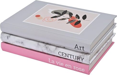 Decorative Books for Home Decor, Hardcover Modern Book Decor Stack for Decoration, 3pcs Coffee Table Books, Fashion Designer Display Books set for Office Bar Table Shelf Living Room Entryway Bookshelf in Saudi Arabia
