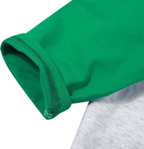 Baby St. Patricks Day Shirt Lucky Clover 3/4 Raglan Sleeve T-Shirt Toddler Kids Baseball Cotton Tee Tops in Saudi Arabia