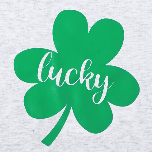 Baby St. Patricks Day Shirt Lucky Clover 3/4 Raglan Sleeve T-Shirt Toddler Kids Baseball Cotton Tee Tops in Saudi Arabia
