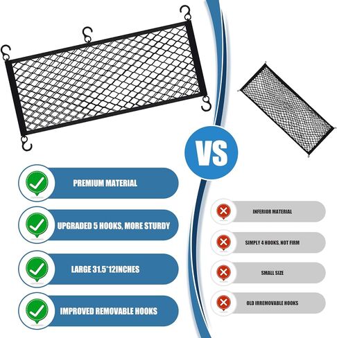 ZZBUY 2 Pcs Cargo Net for Stroller Wagon Heavy Duty in Kuwait