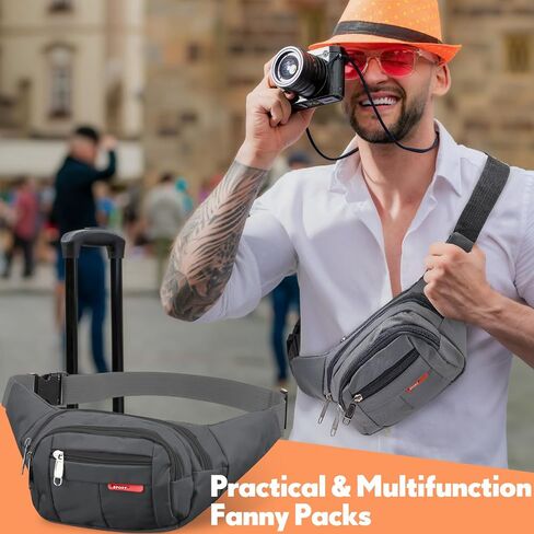 Silkfly 24 Pcs Fanny Pack Crossbody Bulk 14 Inch Plus Size Waterproof Waist Bags Traveling Running Sport Exercise Waist Pack with Adjustable Belt for Women Men Outdoor Running Rave Party, 24 Colors in Saudi Arabia