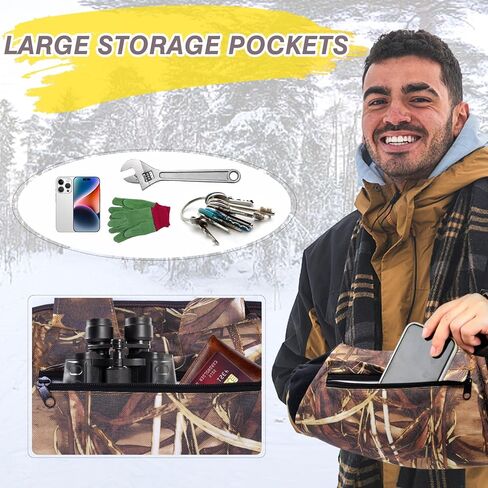 HXXF Hunting Handwarmer, Hunting Waist Pouch, Camping Hand Warmers for Hunting, Hiking, Ice Fishing, Camping, or Any Cold Weather Activity in Kuwait