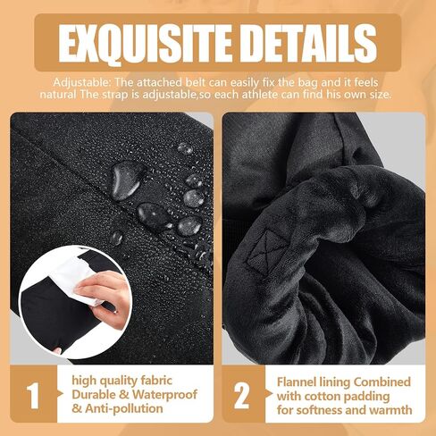 Black Winter Hand Warmer Pouch Sports Hand Muff for Men Women Youth Football Sports Outdoor Gifts Accessories in Saudi Arabia