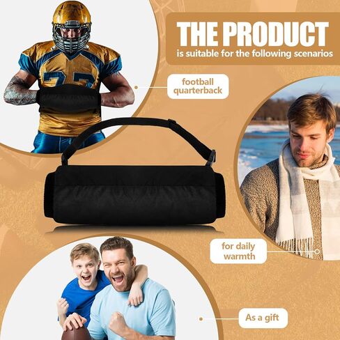 Black Winter Hand Warmer Pouch Sports Hand Muff for Men Women Youth Football Sports Outdoor Gifts Accessories in Saudi Arabia