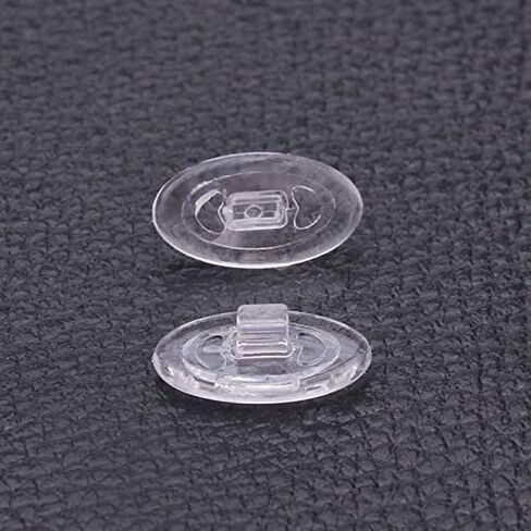 5 أزواج من وسادات الأنف للنظارات، قطعة أنف بديلة من السيليكون الناعم مقاس 14 مم، منزلق بيضاوي في واقيات الأنف المضادة للانزلاق للنظارات الشمسية in Kuwait