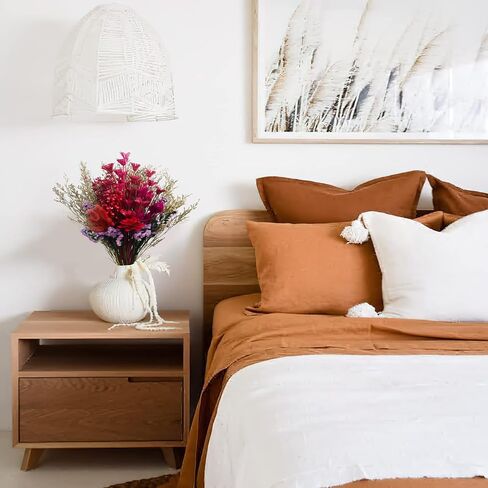 CISDUEO Natural Dried Flowers Bundle Artificial Flowers Bouquet Dried Pampas Grass Flowers Forget Me Not Lover Grass Billy Balls Wheat Floral Arrangement for Table Centerpiece Wedding DIY Party Decor in Kuwait