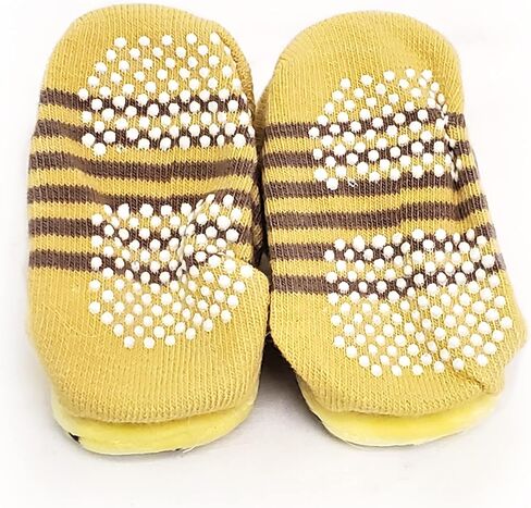 Lasin Baby Newborn Girls Boys Cartoon Anti-slip Socks Boots Shoes Babyshower Gifts, (0-12M) in Saudi Arabia