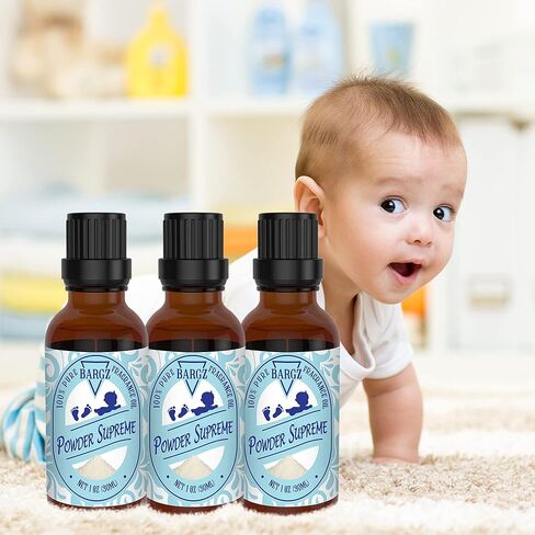 Bargz Baby Supreme Scent Perfume Oil [Soft Sweet Long-Lasting Scent], Baby Fresh Fragrance Cologne for Men and Women 1oz in Kuwait