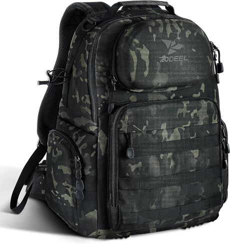 حقيبة ظهر كبيرة للتخزين من Rodeel، حقيبة ظهر لصيد الأسماك والمشي لمسافات طويلة، حقائب صيد مقاومة للمياه المالحة in Kuwait