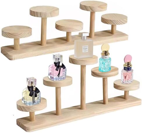 ايه بي كرو حامل مجسمات شخصيات الأكشن متعدد الطبقات، حامل خشبي، حامل عرض المجسم، رف عرض مجسمات، منظم لشخصيات الأكشن لزملائه هواة الجمع in Kuwait