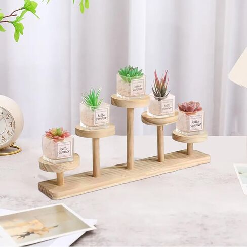 ايه بي كرو حامل مجسمات شخصيات الأكشن متعدد الطبقات، حامل خشبي، حامل عرض المجسم، رف عرض مجسمات، منظم لشخصيات الأكشن لزملائه هواة الجمع in Kuwait