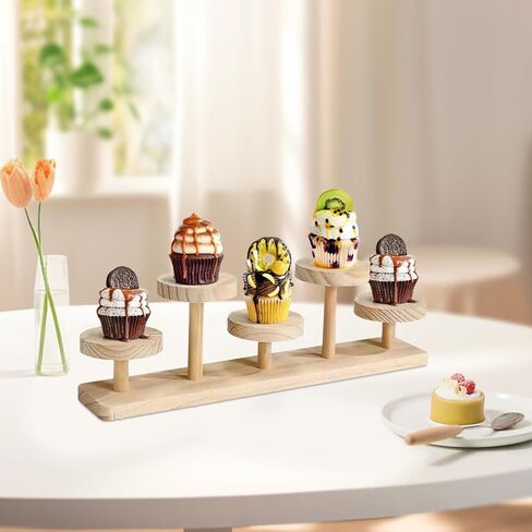 ايه بي كرو حامل مجسمات شخصيات الأكشن متعدد الطبقات، حامل خشبي، حامل عرض المجسم، رف عرض مجسمات، منظم لشخصيات الأكشن لزملائه هواة الجمع in Kuwait