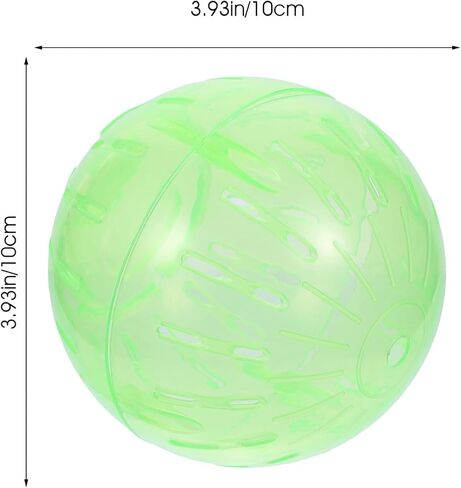 Mipcase Sports Accessories Mini Bunnies Mini Toy Small Hamster Track Guinea Pig Ball Hamster Cage Hamster Runabout Ball Small Pet Running Ball Small Pet Run About Ball Gym Ball 10cm in Saudi Arabia