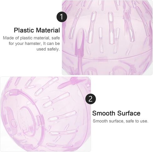 Mipcase Sports Accessories Mini Bunnies Mini Toy Small Hamster Track Guinea Pig Ball Hamster Cage Hamster Runabout Ball Small Pet Running Ball Small Pet Run About Ball Gym Ball 10cm in Saudi Arabia