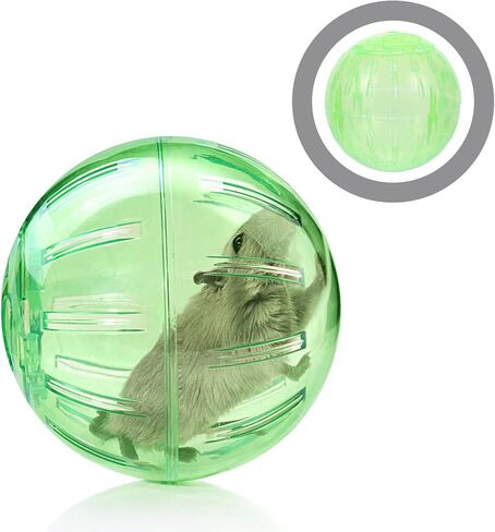 Mipcase Sports Accessories Mini Bunnies Mini Toy Small Hamster Track Guinea Pig Ball Hamster Cage Hamster Runabout Ball Small Pet Running Ball Small Pet Run About Ball Gym Ball 10cm in Saudi Arabia