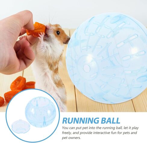 Mipcase Sports Accessories Mini Bunnies Mini Toy Small Hamster Track Guinea Pig Ball Hamster Cage Hamster Runabout Ball Small Pet Running Ball Small Pet Run About Ball Gym Ball 10cm in Saudi Arabia