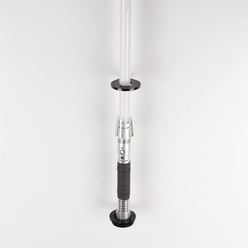 KAFENDA Lightsaber wall mount lightsaber vertical display stand acrylic single holder light saber mount wall compatible for lightsaber, pack of 1 (Black) in Saudi Arabia