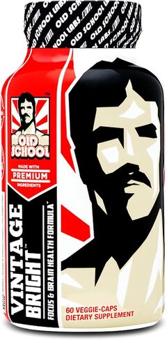 مكمل منشط طبيعي منشط للذهن - تركيبة لتعزيز التركيز والطاقة والذاكرة - الجينسنغ، إل-ثيانين و4 مكونات إضافية لصحة الدماغ وتركيزه - صديق للكيتو - 60 كبسولة نباتية in Kuwait