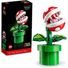 LEGO Super Mario Piranha Plant 71426, Build and Display Super Mario Brothers Toy for Adults and Teens, Authentically Detailed Posable Figure, Holiday or Birthday Gift for Gamers and Super Mario Fans in Saudi Arabia