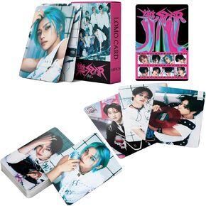 FOURBOM 樂STAR Photocards 55 قطعة Straykids Photocard Straykids 樂STAR ألبوم بطاقات KPOP Stray Kids بطاقات بريدية Stray Kids Merch 樂STAR Merch in Kuwait