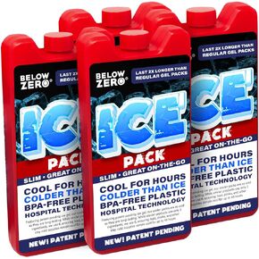 عبوات ثلج صغيرة جديدة قابلة لإعادة الاستخدام للمبردات الكبيرة وحقائب الغداء - أقل من الصفر - تكنولوجيا أبرد وأطول أمدًا في انتظار الحصول على براءة اختراع، حزمة جل ثلج تبريد لمدة تصل إلى 8 ساعات - مختومة من المصنع in Kuwait