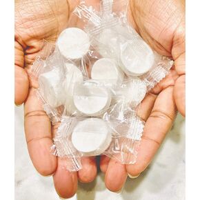 RICHSKIN.co 25 Count Travel Pack Compressed Towelettes, Thick Sturdy Individually Wrapped Expandable Coin Tissues for Beauty Face, Hands, Home Sports or Outdoors, Rinseable Reusable Wipes, 100% Cotton in Saudi Arabia