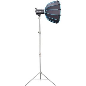 Godox SL-60W Kit with Softbox and 2.8M Stainless Steel Light Stand LED Video Light 5600K Studio Continuous Lamp Bowens Mount Wirelessly Adjust Photo Lights for YouTube, Wedding, Outdoor Shooting in Kuwait