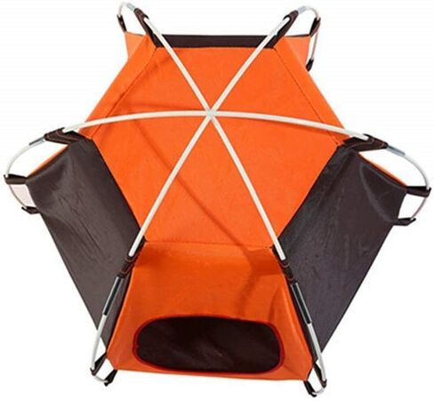 TaktZeit Pet Tent Foldable Dog House Portable Pet Bed Camping Tent Outdoor or Indoor (Orange) in Saudi Arabia
