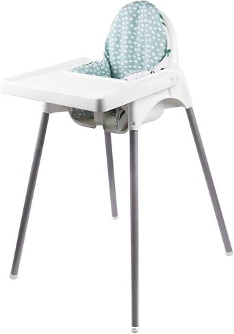 High Chair Cushion, for IKEA High Chair Cushion, Cushion High Chair, for IKEA Highchair Cushion for IKEA Antilop Highchair, Built-in Inflatable Cushion, Baby Sitting More Comfortable (Fresh Leaf) in Saudi Arabia