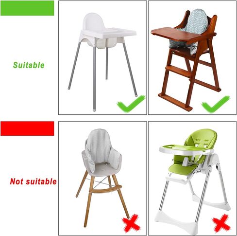 High Chair Cushion, for IKEA High Chair Cushion, Cushion High Chair, for IKEA Highchair Cushion for IKEA Antilop Highchair, Built-in Inflatable Cushion, Baby Sitting More Comfortable (Fresh Leaf) in Saudi Arabia