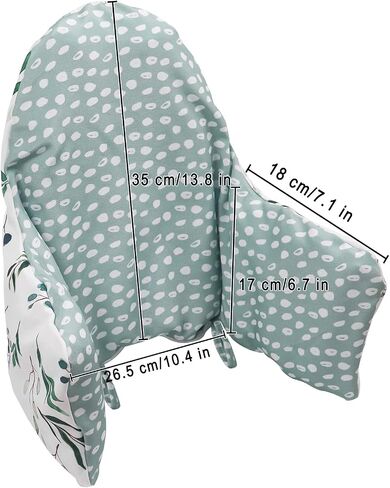 High Chair Cushion, for IKEA High Chair Cushion, Cushion High Chair, for IKEA Highchair Cushion for IKEA Antilop Highchair, Built-in Inflatable Cushion, Baby Sitting More Comfortable (Fresh Leaf) in Saudi Arabia