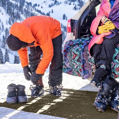 خيمة محمولة من إيترول - PU 7000+ مقاومة للماء، 0.6 رطل | قماش القنب متعدد الوظائف خفيف الوزن، قماش أرضي خفيف الوزن للنزهات في الهواء الطلق مع حقيبة تخزين للتخييم والمشي لمسافات طويلة وحقائب الظهر على الشاطئ in Kuwait