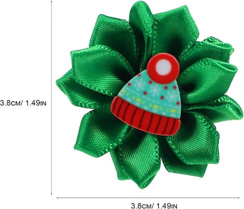 POPETPOP Christmas Dog Hair Bows - 30Pcs Dog Bows with Rubber Bands Dog Grooming Bows Puppy Hair Bows Christmas Pet Bows for Xmas Party, Random Color and Style in Saudi Arabia