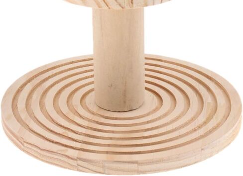 Rabbit Hay Manger Rack Multifunctional Wooden Food Feeder with Grinding Claw for Bunny Rabbits Chinchilla Guinea Pigs Small Animals (Hay Manger-A) in Saudi Arabia