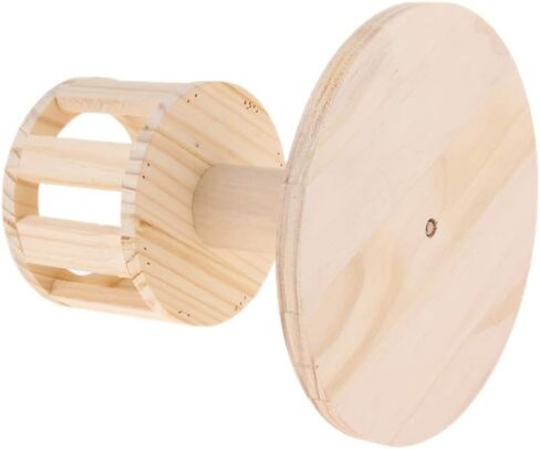 Rabbit Hay Manger Rack Multifunctional Wooden Food Feeder with Grinding Claw for Bunny Rabbits Chinchilla Guinea Pigs Small Animals (Hay Manger-A) in Saudi Arabia