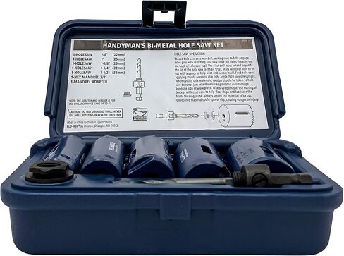 ديستون مجموعة منشار ثقب ثنائي المعدن من بلو مول E0103111، مجموعة من 7 قطع in Kuwait