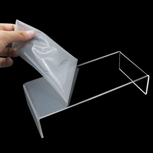 مجموعة من 5 قطع من راشعات العرض أكريليك شفاف، عرض رفوف عرض أكريليك للمجوهرات، الكيك، الحلوى، 5 أحجام in Kuwait