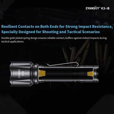 CYANSKY IR Flashlight,High-Power Long-Range IR Illuminator with 850nm Infrared LED Specially Designed for Night Hunting, Observation, Camera and Tactical Tasks(5000mW / 350M) in Saudi Arabia